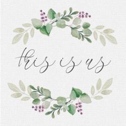 Botanical Wreath This is Us | Obraz na stenu