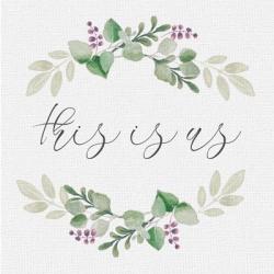 Botanical Wreath This is Us | Obraz na stenu