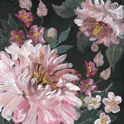 Romantic Moody Florals on Black I | Obraz na stenu