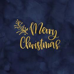 All that Glitters for Christmas IV-Merry Christmas | Obraz na stenu