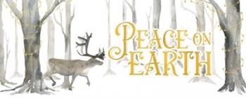 Christmas Forest panel II-Peace on Earth | Obraz na stenu