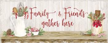 Christmas Kitchen panel III-Family and Friends | Obraz na stenu