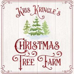 Vintage Christmas Signs VI-Tree Farm | Obraz na stenu