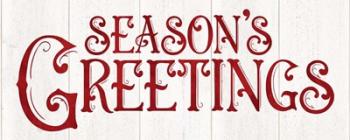 Vintage Christmas Signs panel II-Seasons Greetings | Obraz na stenu