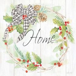 Holiday Gingham Wreath I | Obraz na stenu