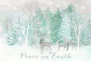 Peace on Earth Silver landscape | Obraz na stenu