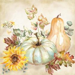 Watercolor Harvest Pumpkin II | Obraz na stenu