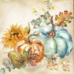 Watercolor Harvest Pumpkin IV | Obraz na stenu