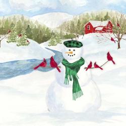 Snowman Christmas II | Obraz na stenu