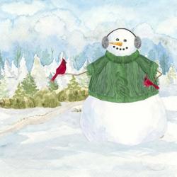 Snowman Christmas V | Obraz na stenu