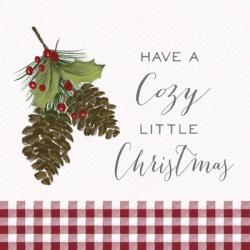 Cozy Christmas Gingham I | Obraz na stenu