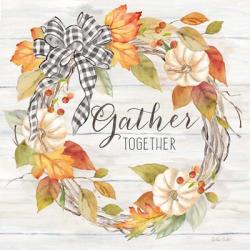 Pumpkin Patch Wreath I-Gather | Obraz na stenu