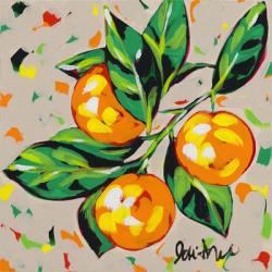Fruit Sketch Oranges | Obraz na stenu