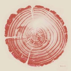 Tree Trunk peach on cream | Obraz na stenu
