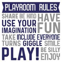 Playroom Rules II | Obraz na stenu