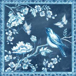 Chinoiserie Tile Blue II | Obraz na stenu