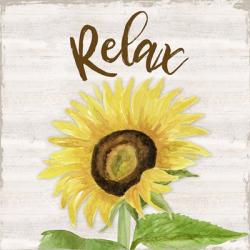 Fall Sunflower Sentiment III-Relax | Obraz na stenu