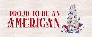 Patriotic Gnomes panel II-American | Obraz na stenu