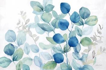 Eucalyptus Leaves landscape blue green | Obraz na stenu