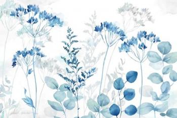 Botanical Landscape Indigo | Obraz na stenu