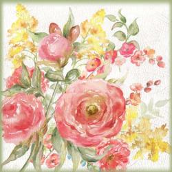 Romantic Watercolor Floral Bouquet | Obraz na stenu