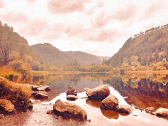 Lakeside in Autumn | Obraz na stenu