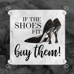 Fashion Humor V-Shoes Fit | Obraz na stenu