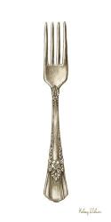 Vintage Tableware I-Fork | Obraz na stenu