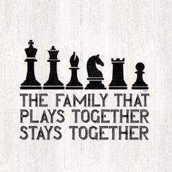 Chess Sentiment II-Family | Obraz na stenu