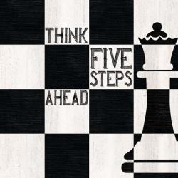 Chessboard Sentiment II-Five Steps | Obraz na stenu