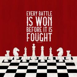 Rather be Playing Chess Red I-Every Battle | Obraz na stenu
