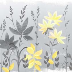 Soft Nature Yellow & Grey II | Obraz na stenu