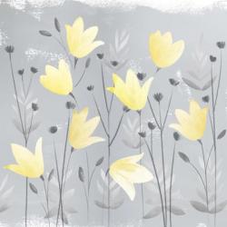 Soft Nature Yellow & Grey III | Obraz na stenu