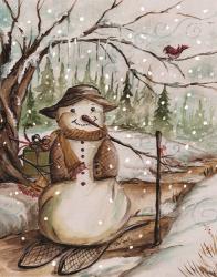 Country Snowman II | Obraz na stenu