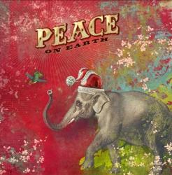 Colorful Christmas I-Elephant Peace | Obraz na stenu