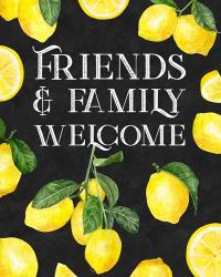Live with Zest sentiment portrait I-Friends & Family | Obraz na stenu