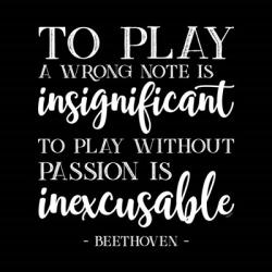 Moved by Music black I-Beethoven | Obraz na stenu