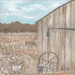 Chicken & Barn | Obraz na stenu