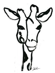 Inked Safari III-Giraffe 1 | Obraz na stenu