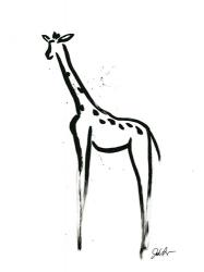 Inked Safari IV-Giraffe 2 | Obraz na stenu