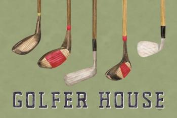 Golf Days landscape II-Golfer House | Obraz na stenu