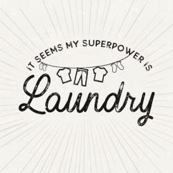 Laundry Art VI-Superpower | Obraz na stenu