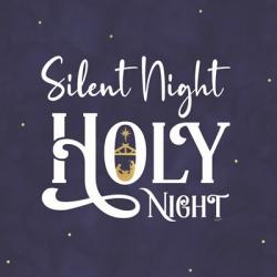 O Holy Night I on Blue | Obraz na stenu