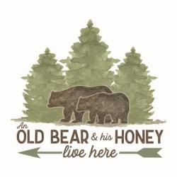Lost in Woods V-Old Bear | Obraz na stenu
