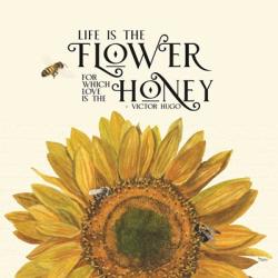 Honey Bees & Flowers Please II-The Flower | Obraz na stenu