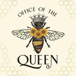 Honey Bees & Flowers Please IV-The Queen | Obraz na stenu