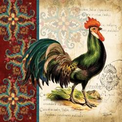 Suzani Rooster I | Obraz na stenu