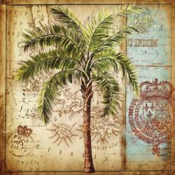 Antique Nautical Palms II | Obraz na stenu
