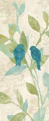 Love Bird Patterns Turquoise Panel II | Obraz na stenu
