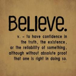 Definitions-Believe I | Obraz na stenu